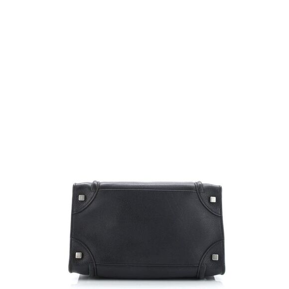 Celine Luggage Bag Grainy Leather Mini Black - Picture 4 of 7